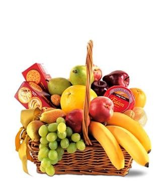 Fruit & Snack Gourmet Basket 2